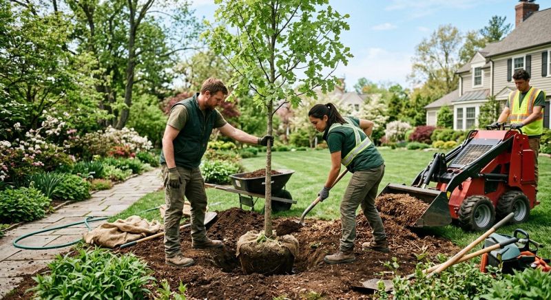 Maple Tree Planting in Ventura County, CA